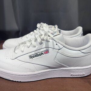 Reebok Club C 85 Sneakers 100009940 White/Black Size 11 Mens
